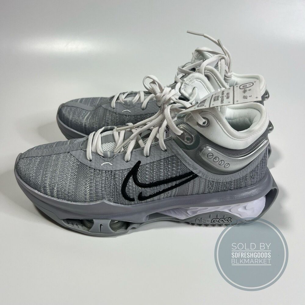 Nike Air Zoom GT Jump 2 Wolf Grey Basketball Shoes DX9189-003 Size 9M